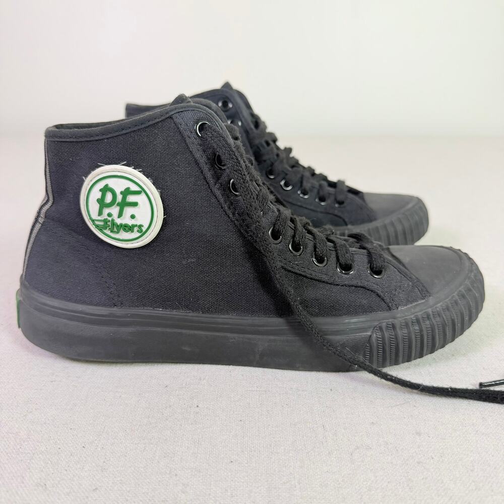PF Flyers The Sandlot 1993 Center High Top Black Canvas Sneakers M7.5 W9 Classic